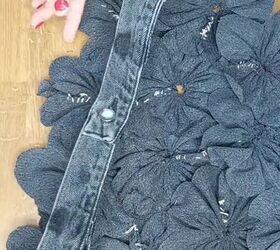 diy denim top that completes any outfit, Making strap