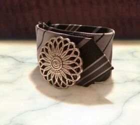 How To Make A Cuff Bracelet From a Tie
