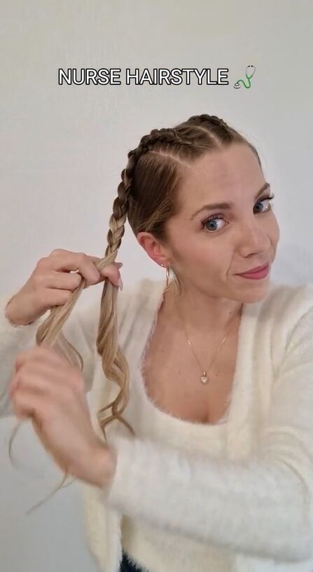 perfect style for anyone who needs to pull their hair back, Braiding hair