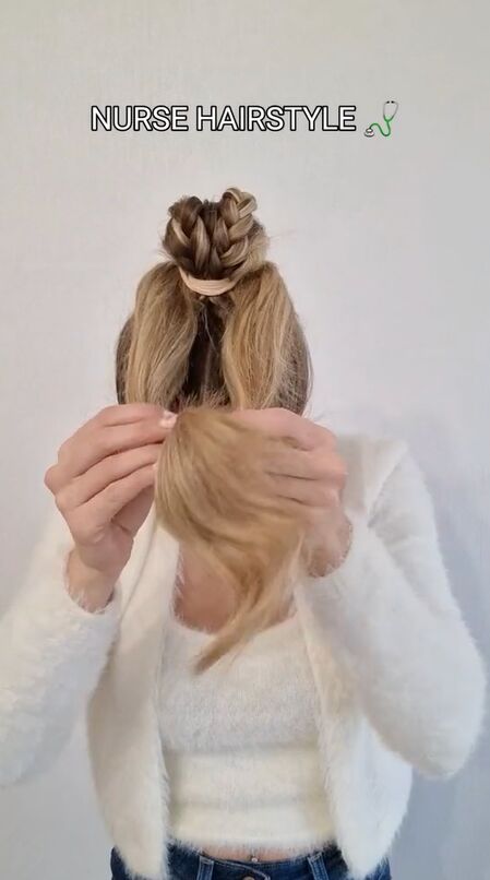 perfect style for anyone who needs to pull their hair back, Topsy tailing ends