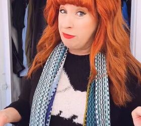 Give your warm winter scarves a stylish upgrade with this 1-minute trick