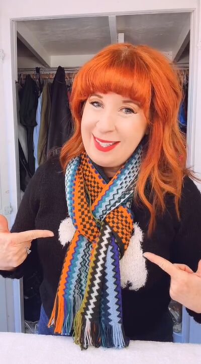 step up your scarf game with this winter hack, Scarf hack