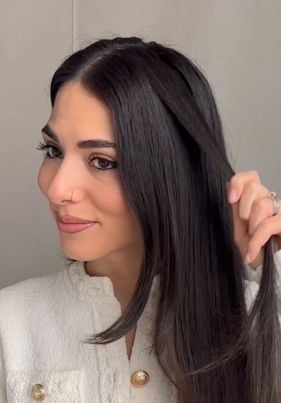 do this to enhance the look of your braid, Separating hair