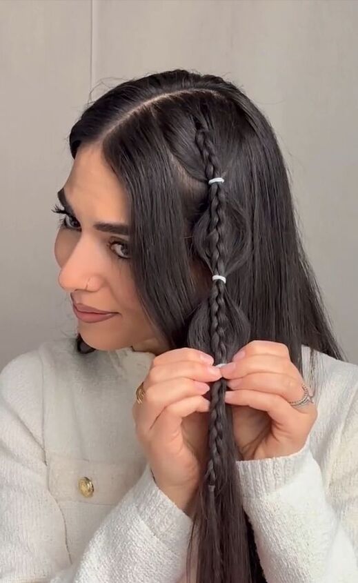 do this to enhance the look of your braid, Pulling hair