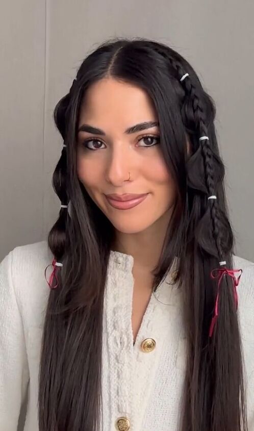 do this to enhance the look of your braid, Braided coquette hairstyle