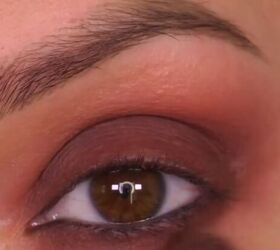 brown smokey eye, Applying eyeshadow