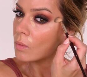 brown smokey eye, Brightening skin