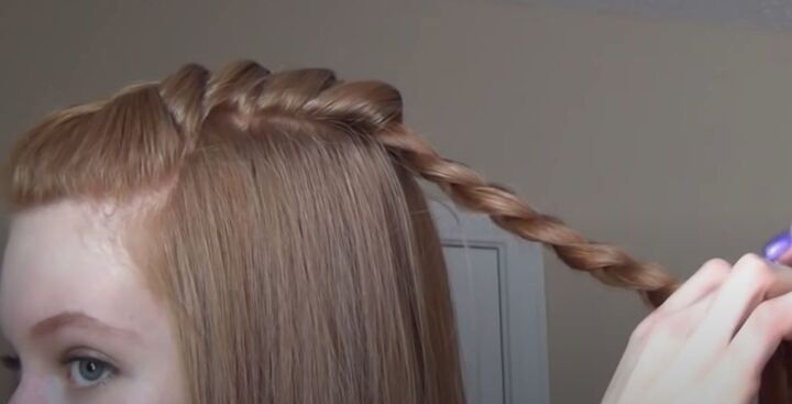 french braid with high ponytail, French braiding hair