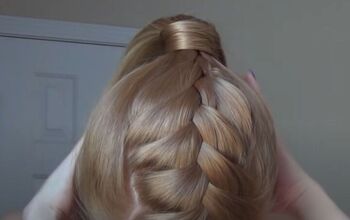 Easy French Braid With High a Ponytail Tutorial
