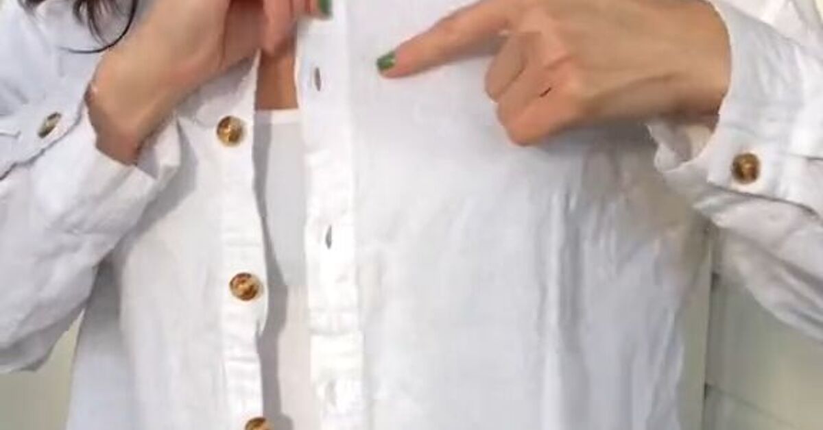 Genius Button-up Hack for Blouses | Upstyle