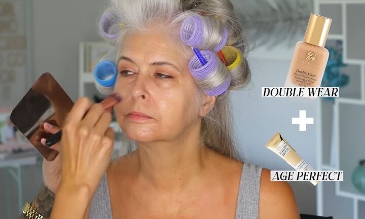 youthful makeup look, Applying foundation