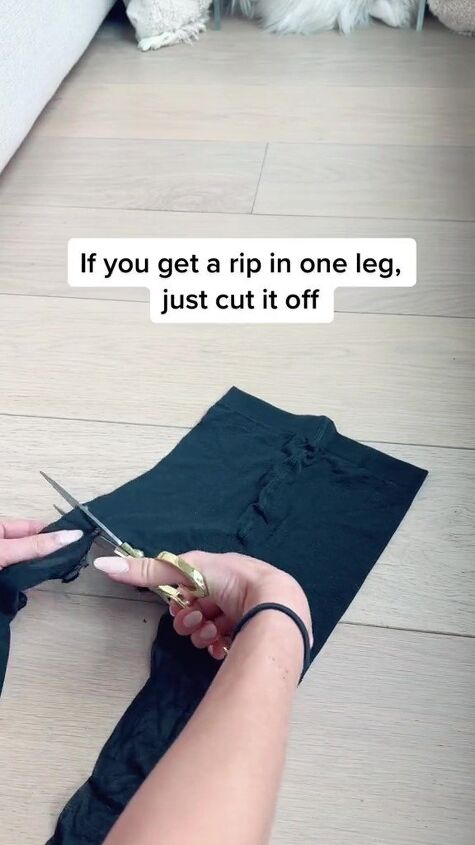 don t throw out old tights do this instead, Cutting tights