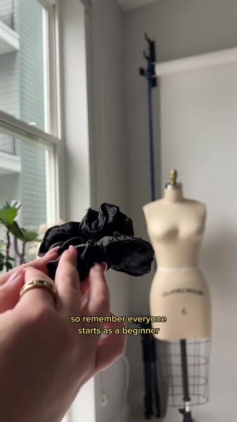 the easiest diy scrunchie tutorial for beginners to start sewing, DIY scrunchie