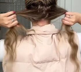 low ponytail hairstyle, Sectioning hair