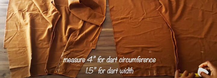 pants sewing pattern, Darts