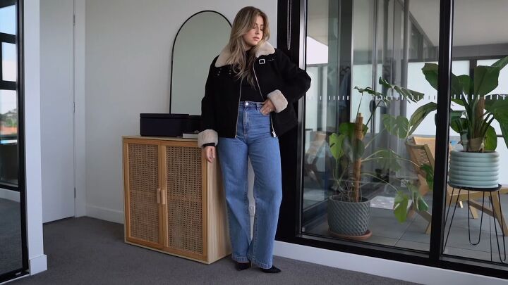 cute outfits with wide leg jeans, How to wear wide leg jeans