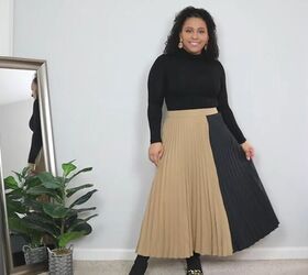 church outfit ideas, Playful pleated skirt ensemble
