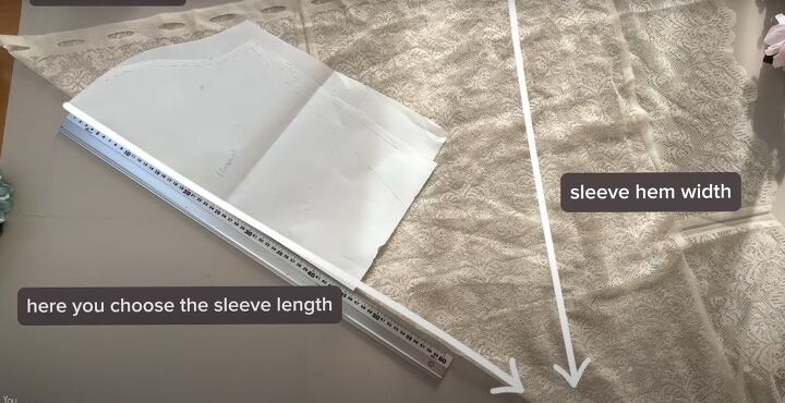 how to sew a bolero shrug, Making sleeves