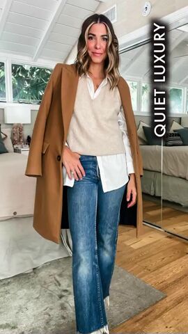 winter outfit ideas, Neutral winter outfit