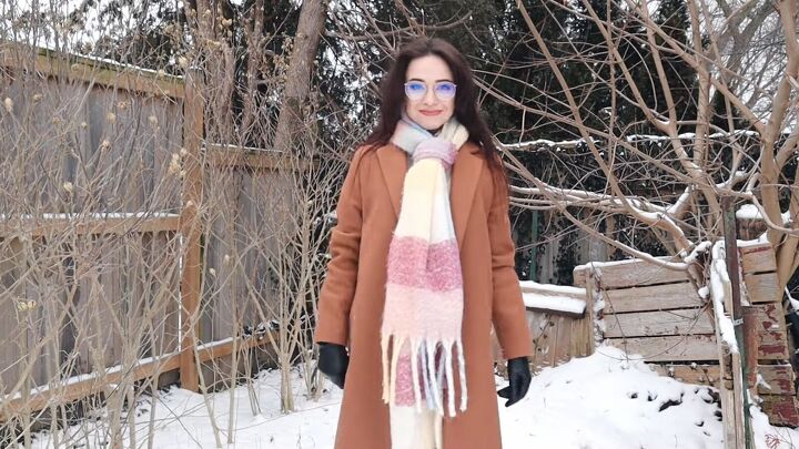 how to style a winter scarf, Necktie scarf