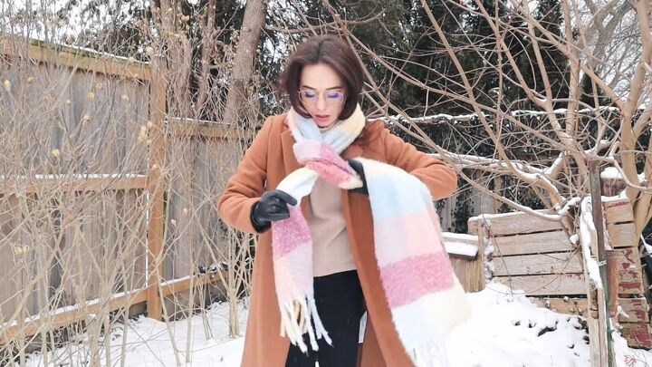 how to style a winter scarf, Tying necktie scarf