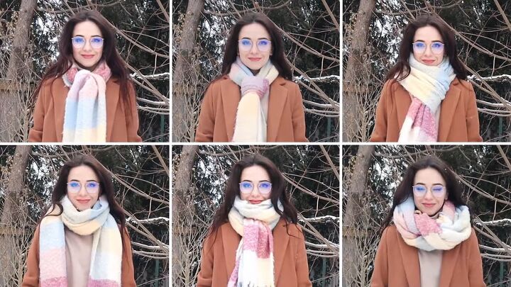 how to style a winter scarf, How to style a winter scarf