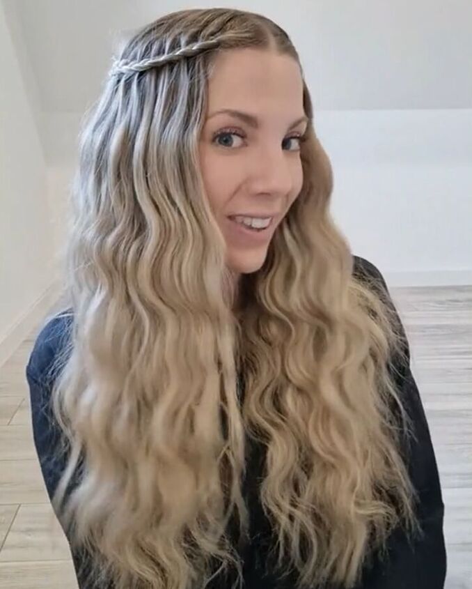 easy hack for a waterfall look on your braids, Easy hack for a waterfall look on your braids