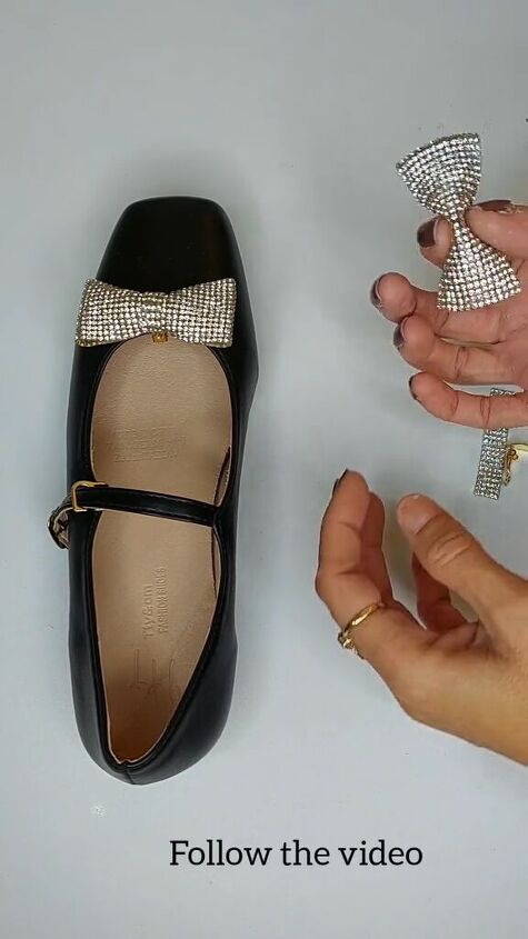 this easy diy accessory can go with all your shoes, Gluing ribbon