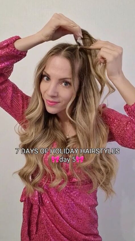 if you love bows you ll love this hairstyle, Prepping hair