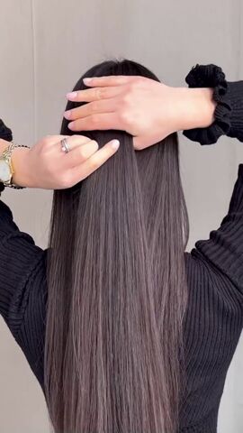 take your bracelet off your wrist and put it in your hair, Sectioning hair