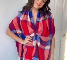 3 new ways to wear a scarf, Shoulder wrap