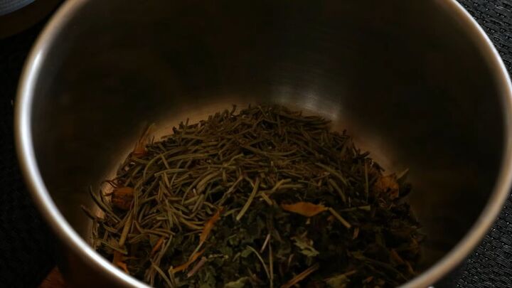 herbal shampoo recipe, Making tea mixture