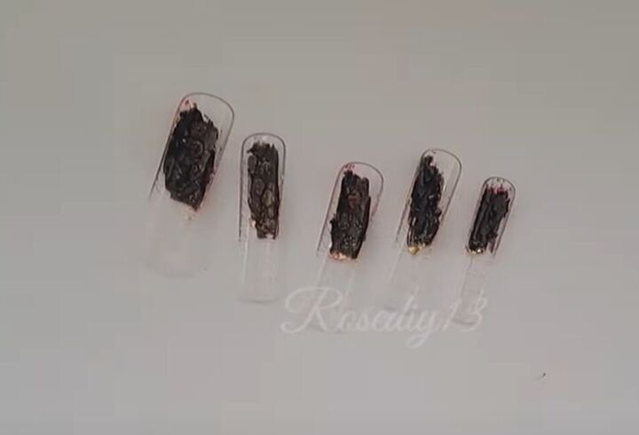 foil nail designs, Applying nail forms