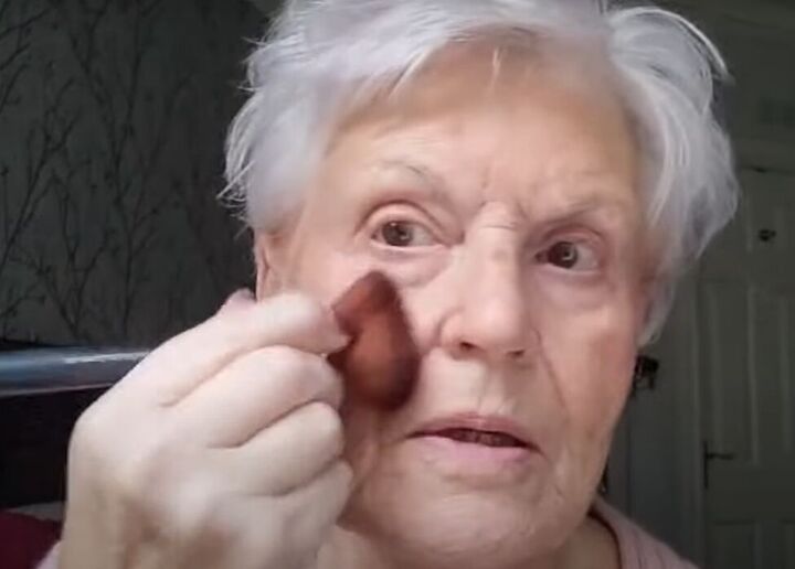 makeup for women over 70, Adding blush