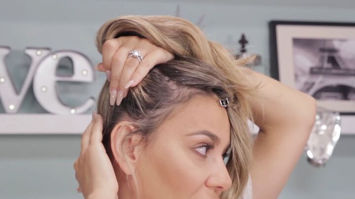 how to make your blowout last, Making double buns