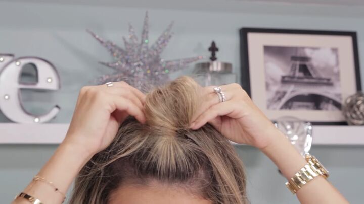 how to make your blowout last, Making bun