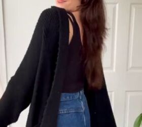 The secret switch that gives your cardigan a completely different look