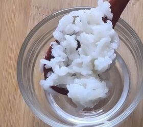how to use rice and sugar for glowing skin, Cooked rice