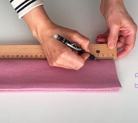 how to make a twisted headband, Shaping ends