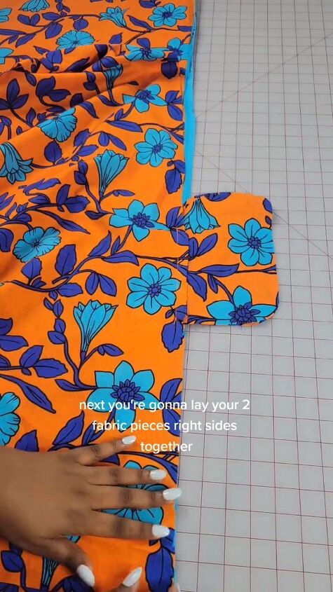 beginner friendly summer dress tutorial, Sewing side seams