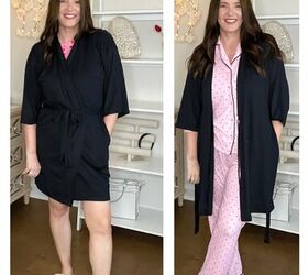 how to create stunning spring outfits without breaking the bank, spring outifts Joyspun robe from Walmart