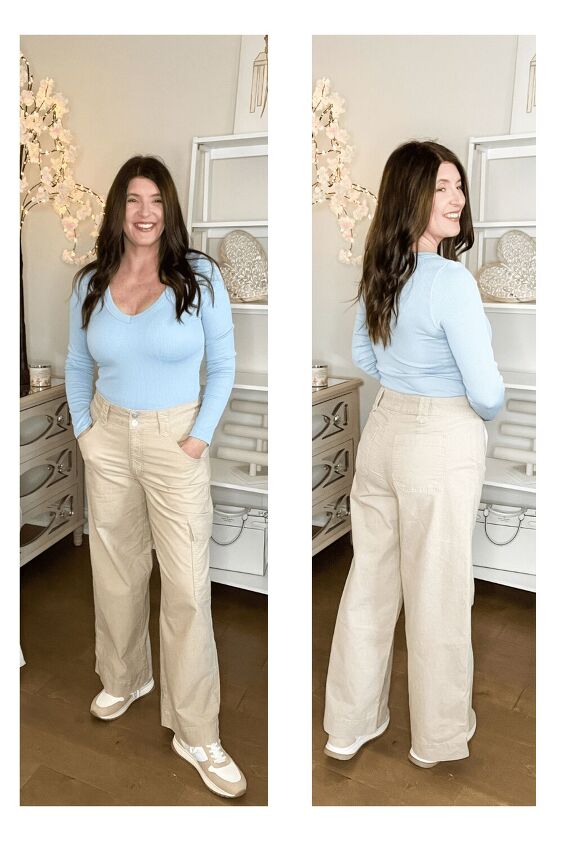 how to create stunning spring outfits without breaking the bank, spring outfit ideas cargo pants