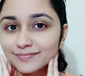 an easy recipe to make your own homemade facial toner, Glowing skin after using homemade facial toner