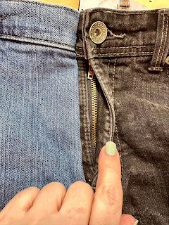 making 2 tone jeans
