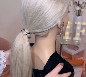 Upgrade Your Ponytail With This Unique Finish