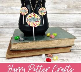 Polymer Clay Honeydukes Lollipop Jewelry Harry Potter Crafts Creatively Beth creativelybeth sculpey polymerclay jewelry earrings necklace harrypotter diy crafts honeydukes lollipop freeprintable