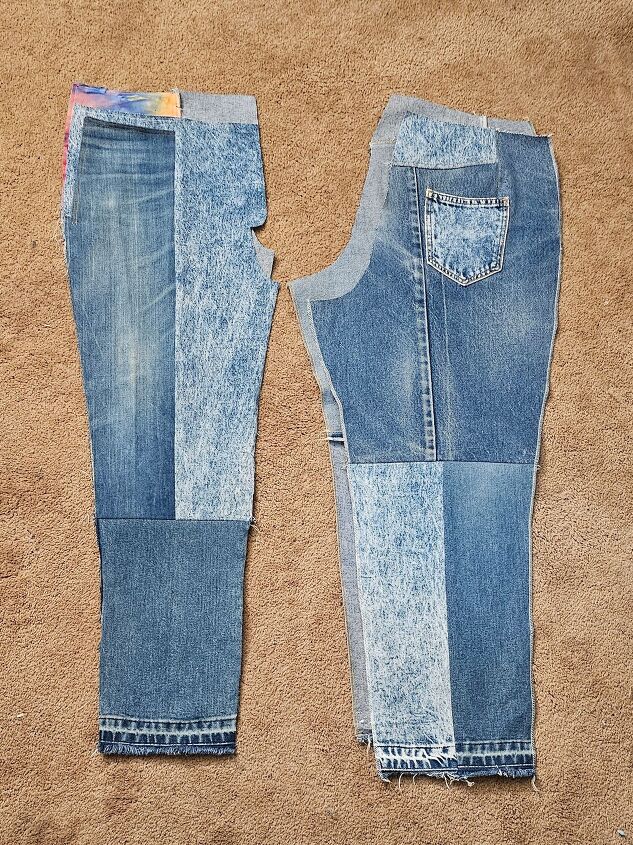 turn old denim into upcycled jeans
