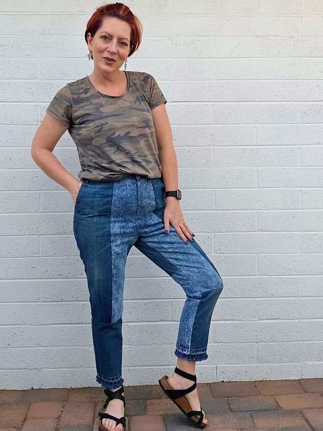 turn old denim into upcycled jeans