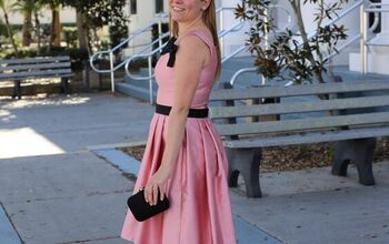 Gal Meets Glam Pink Bow Dress