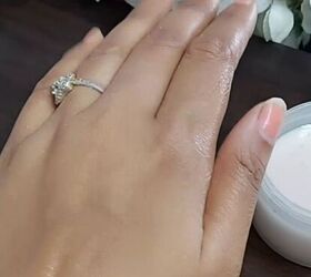 make this cream for the bride to use morning of, Applying hand cream